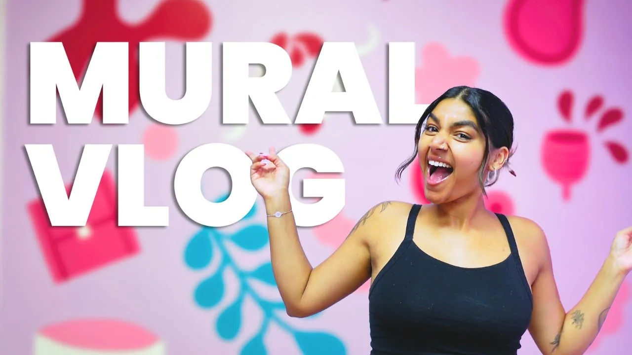 Watch Saphera's vlog of painting the Help a Girl Out mural on YouTube
