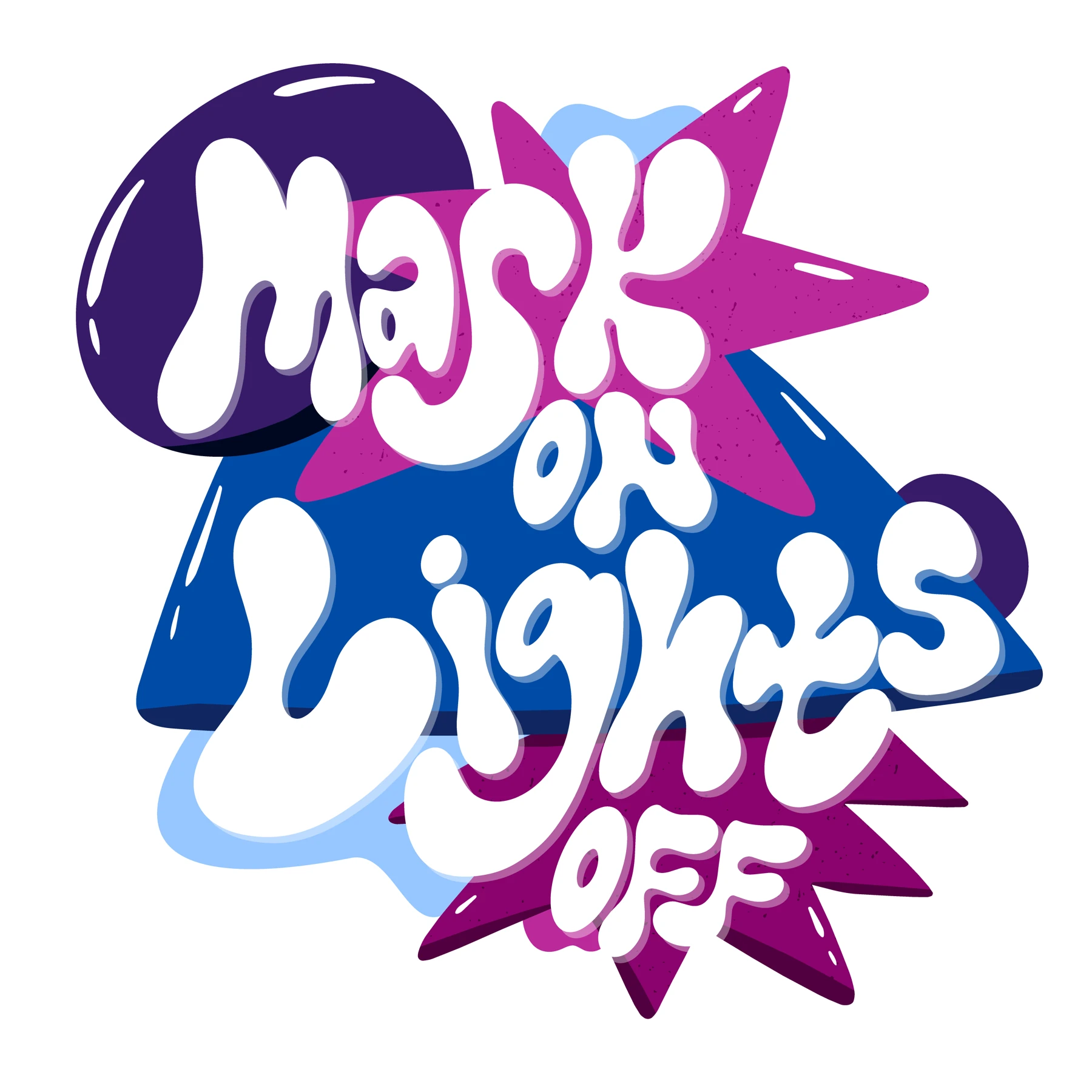 Mask On Lights Off patch design