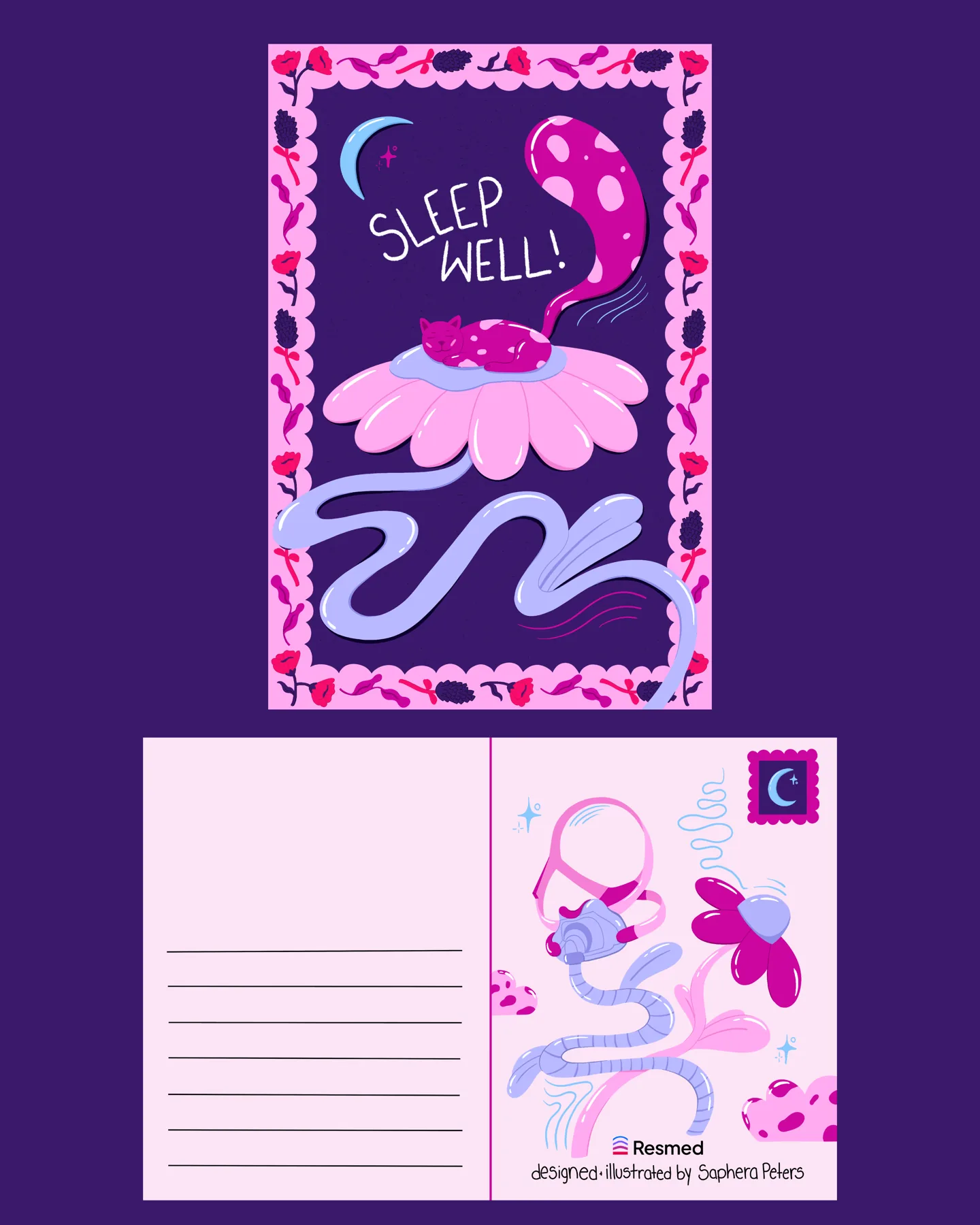 Social promo graphic for the Well Rested event