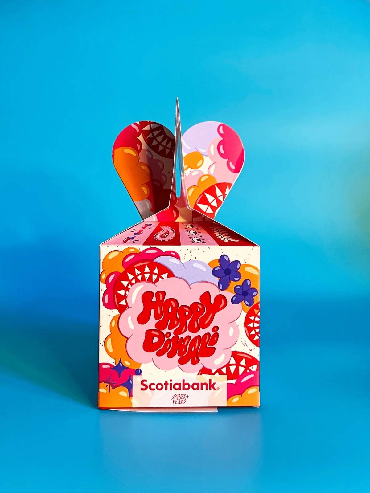 Mithai box design for Scotiabank Diwali