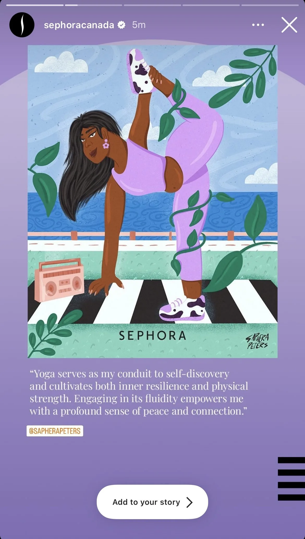 Sephora Canada International Women's Month social feature