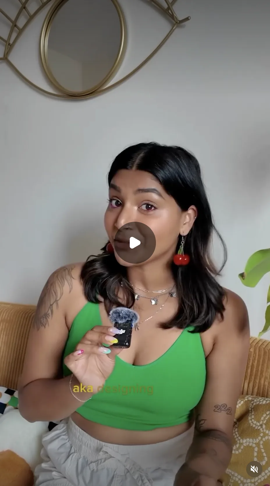 Watch Saphera's Instagram reel about the Truly collaboration
